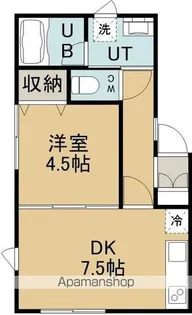クラシア山の手【1階】の間取り